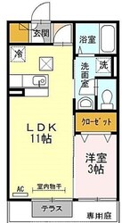 プラージュ屋島の物件間取画像